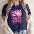 thumbnail image 2 of Camisetas de Manga Corta para Mujeres, Camiseta de Cuello Redondo Impresa de Moda, Primavera Y Verano Casual, 2 of 9
