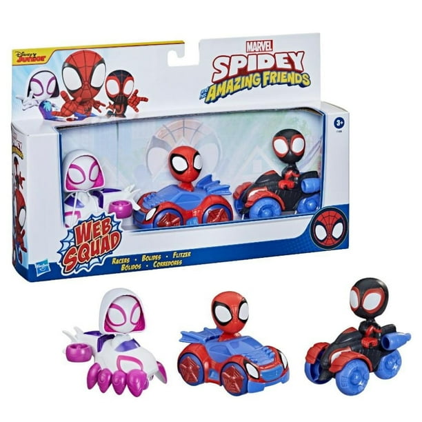 Carro Juguetes Para NiÃ±os Hombre AraÃ±a Set De Carros Hasbro