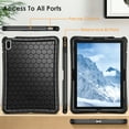 thumbnail image 6 of Fintie Silicone Case for iPad 10th Generation 10.9 Inch (2022 Release), Anti-Slip Light Weight Protective Case, Black, 6 of 10