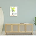 thumbnail image 2 of Stupell Indtries Tropical Breeze & Palm Trees Phrase Soft Beach,24 x 30,Design by Lanie Loreth, 2 of 7