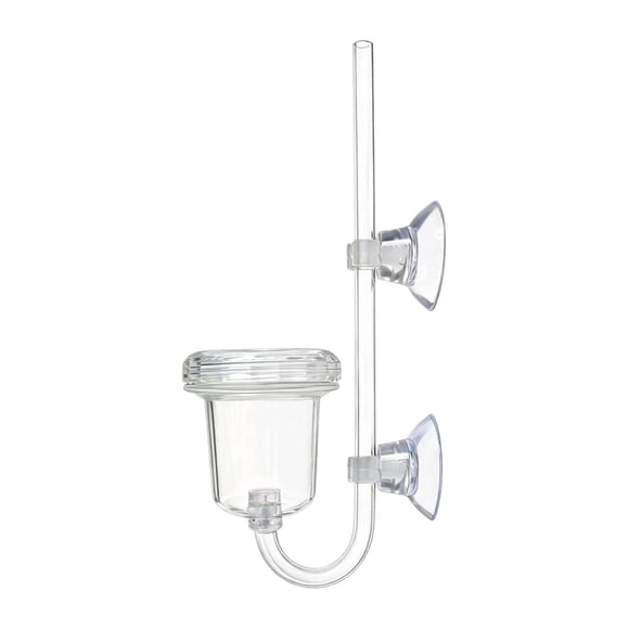 Difusor de CO2 para de agua dulce, tubo en forma de U, prevención de reflujo, fácil de instalar, difusor de dióxido de carbono transparente L