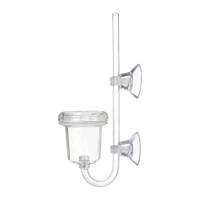 Difusor de CO2 para plantas de , fácil de instalar con ventosas, válvula incorporada, accesorios para el crecimiento de plantas, transparente L