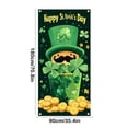 thumbnail image 3 of BOBOMOTI St Patricks Day Door Cover Decorations Happy St Patricks Day Door Cover Green Irish Holiday Party Supplies, 3 of 6