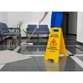 thumbnail image 4 of Alpine Industries 24 in. Yellow Multi-Lingual Caution Wet Floor Sign 10 Pack, 4 of 11