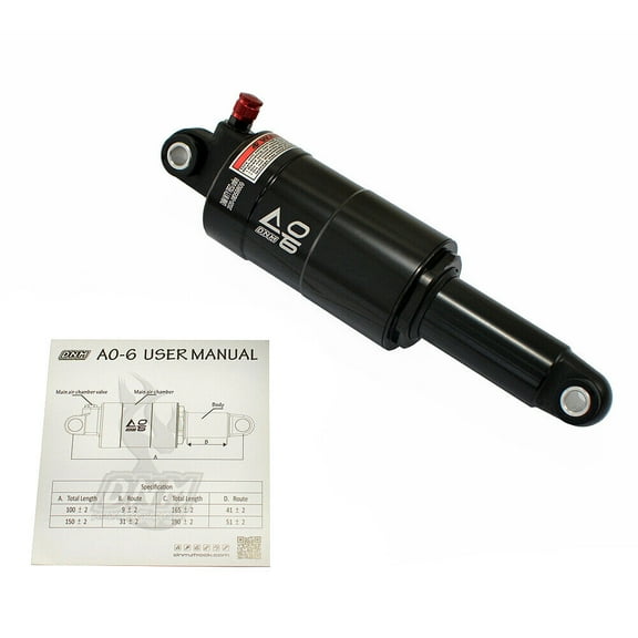 DNM AO-6 New Model w/ Air Chamber Vavle Mountain Bike Air Rear Shock 190 x 51mm #ST2105