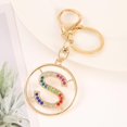 thumbnail image 2 of Letter Keychain,26 Letters A-Z Decorative Letter Keychain,Name Keychain for Women Girls Men Teenager Gift, 2 of 5
