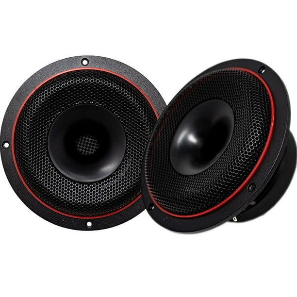 Par De Medios Rangos Open Show Rock Series RKS-R65OST 1000 Watts 6.5 Pulgadas Con Tweeter de cuerno Rock Series 2RKSR65OST