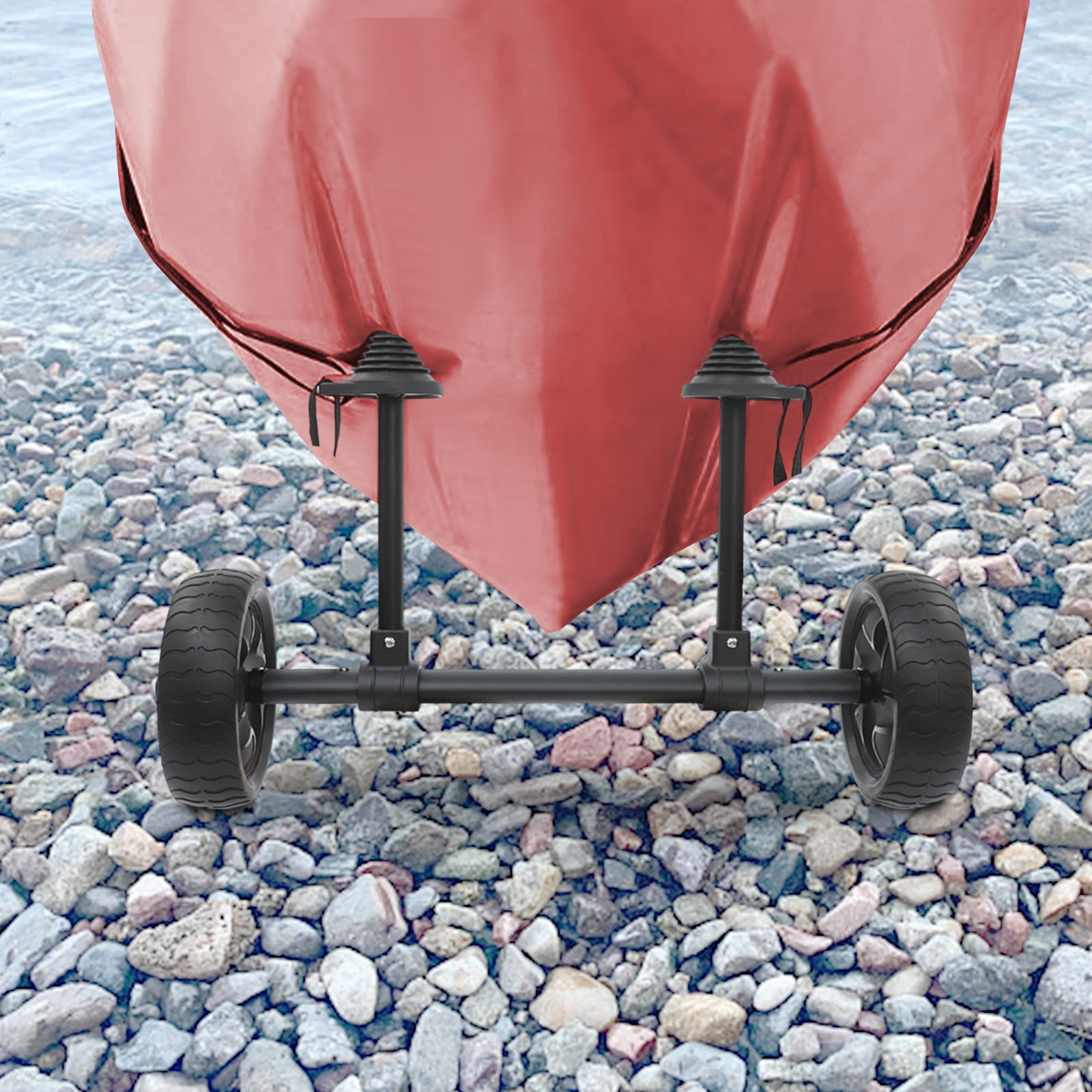 Universal Kayak Cart Adjustable Width 6-28cm Fits Most Kayaks Canoes & SUP Boat