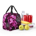 thumbnail image 5 of Vsdgher Pink Blossoms Butterfly Lunch Bag, Lunch Box for Women Adult Men, Lunch Tote Insulated Cooler Lunch Container for Work/Office/Picnic/Travel, 5 of 8