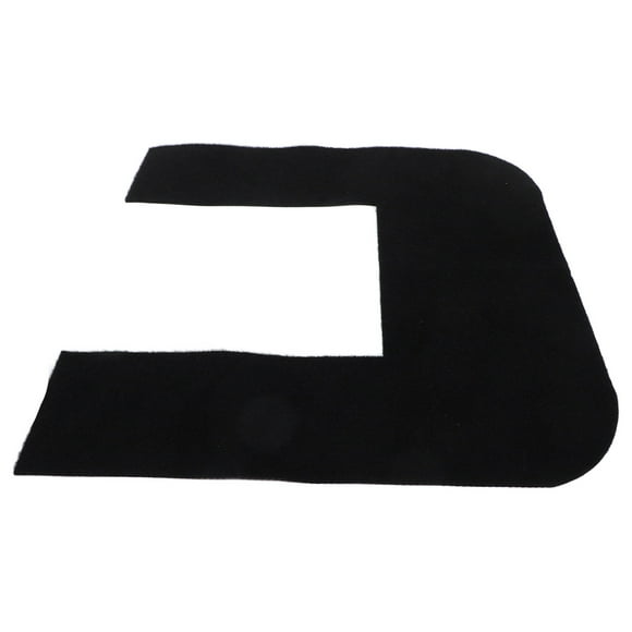 BRIGHTFUFU Alfombrilla de baño absorbente y antideslizante con forma de U, decorativa