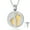Gold, variant on Footprints Cremation Jewelry for Ashes Urn Necklace Lockets for Human Ashes Holder Necklace