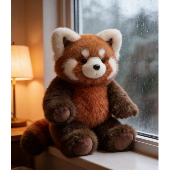 Running Plushies - 20inch Cute Running Red Panda Plush Toy, Interactive Moving Legs Stuffed Animals for Stress Relief, Christmas Birthday Gift for Kids & Adults