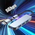 thumbnail image 4 of Tipo C Hub 5Gbps USB C 3.0 Estación de acoplamiento Unidad libre (2013TU3 (3.0x4)) Sywqhk Para estrenar, 4 of 5