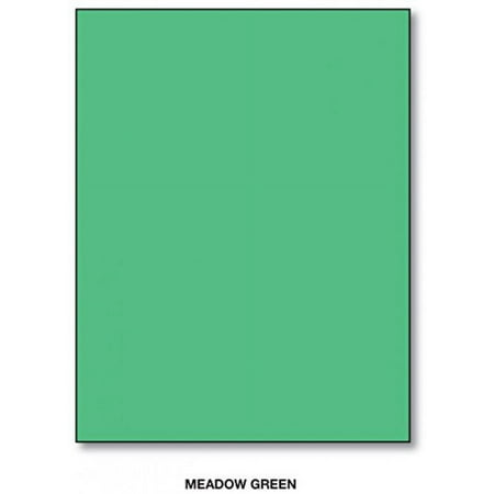 Mohawk BriteHue Bright Color Paper | Meadow Green | 24lb Bond / 60lb Text Paper | 8.5" x 11" (Letter Size) | 100 Sheets Per Pack