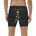 thumbnail image 2 of Men's Boxer Briefs, Happy New Year1 Soft and Breathable Mens Underwear Boxer Briefs With Widen Waist, 2 of 5