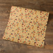 Birthday Wrapping Paper for Kids Girls Women Boys Men, 10 Sheets Kraft Brown Recycled Gift Wrapping Paper 4 Styles "Happy Birthday" Balloons Rainbow Stars Precut 20" X 28" Folded