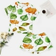 thumbnail image 4 of Autumn Harvest Maple Leaves Thanksgiving Women's Ruffle Short Sleeve Tops And Shorts Cute Peeps Bunny Pajamas Sets, 4 of 7