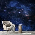 thumbnail image 3 of Idea4wall 6pcs Constellation Starry Sky Milky Way Stick Wallpaper Removable Wall Murals Large Wall Stickers for Home Decoration, 120"x144", 3 of 5