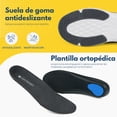 thumbnail image 4 of JABASIC Hombres Zapatos Ortopédicos para Diabéticos Zapatos para Edema para Pies Hinchados (US8/MX26.5,Gris), 4 of 8