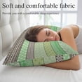 thumbnail image 5 of Sage Green Grey Boho Pillow Covers, Linen Long Throw Pillow Case, Vintage Ethnic Tribe Abstract Art Holiday Pillow Protector Decorative Cushion Cover for Living Room/Bedroom 20" x 36", 5 of 8