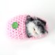 thumbnail image 2 of Gato durmiente en zapatilla muñeca zapatilla tejida gatito de piel sintética con sonido de maullidos Sywqhk libre de BPA, 2 of 9