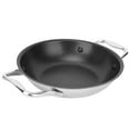 thumbnail image 5 of Double Handle Non-Stick Frying Pan Stainless Steel Pot Cooking Cookware for Home Restaurant, 5 of 8