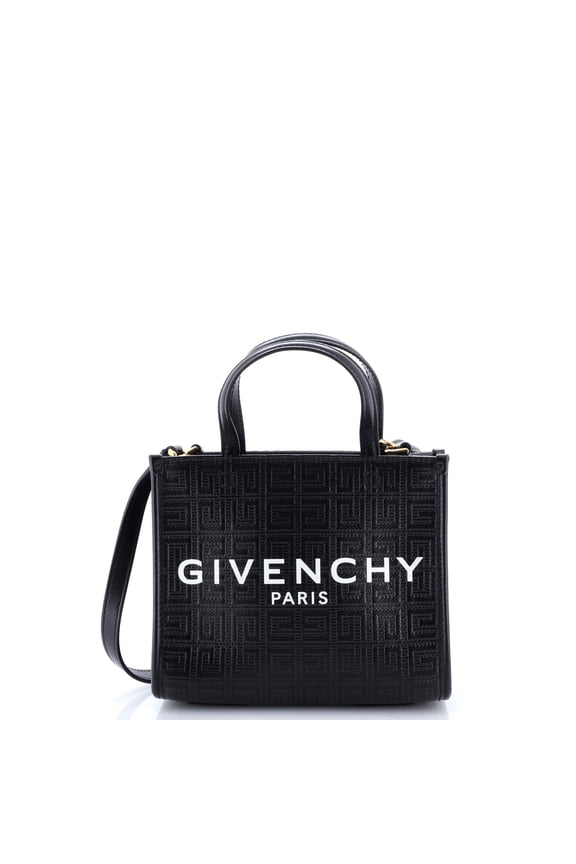 Pre-Owned G-Tote 4G Embossed Coated Canvas Mini By Rebag