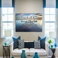 thumbnail image 2 of Christ Canvas Art Jesus Framed Painting I Can Do Quotes Wall Decor Christian Religious Wall Art, 2 of 6
