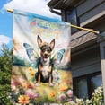 thumbnail image 3 of Welcome Spring Fairy Toy Fox Terrier in Flower Meadow House Flag 28x40in Double Sided Dog Lover Outdoor Decor - 13002, 3 of 5
