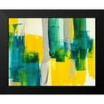 thumbnail image 2 of Loreth, Lanie 24x20 Black Modern Framed Museum Art Print Titled - Revealing Teal II, 2 of 5