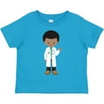 thumbnail image 3 of Inktastic African American Boy, Doctor, Boy Wearing Lab Coat Boys Toddler T-Shirt, 3 of 5