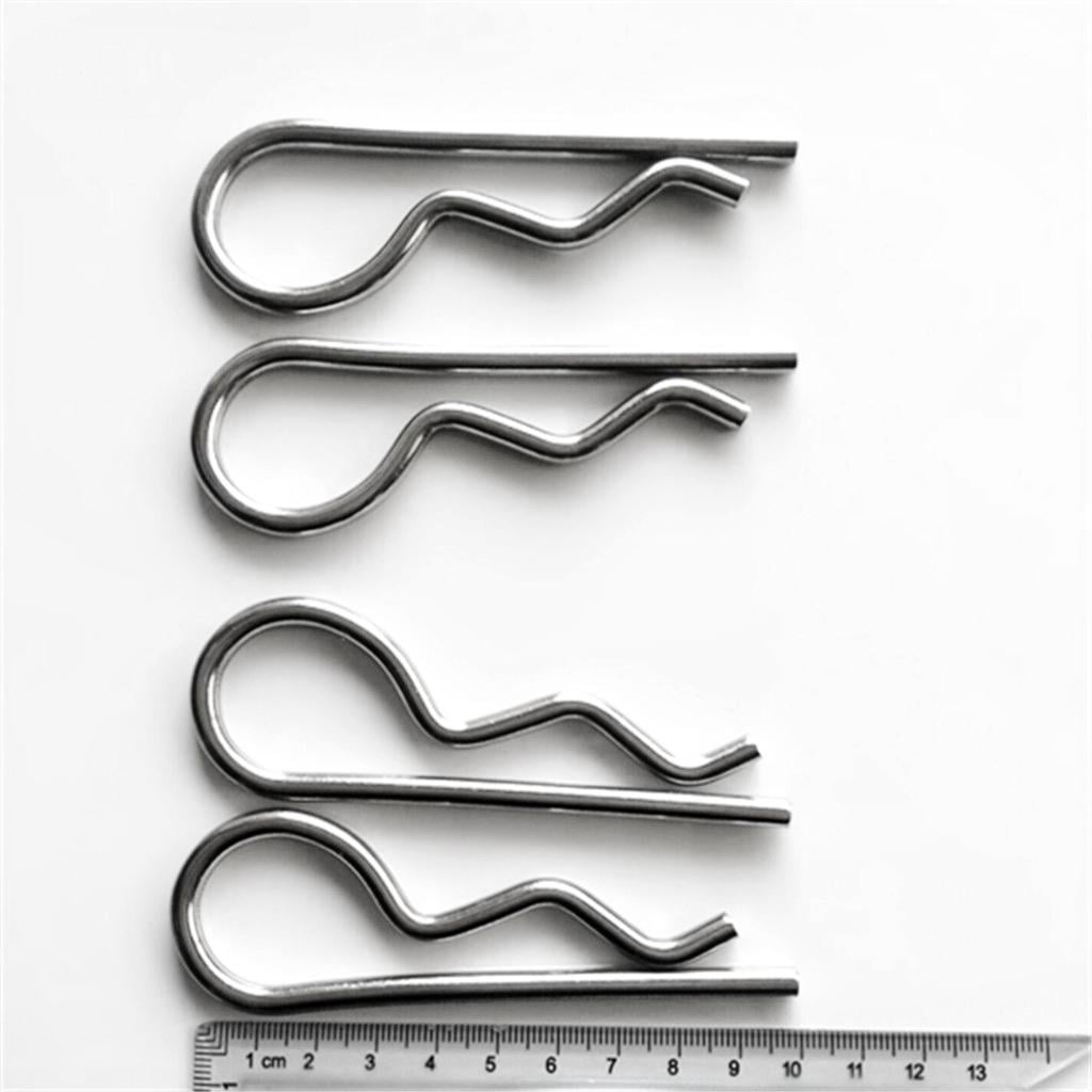 R clip r clips retaining cotter lynch pin 4mm pack of 100 