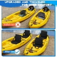 thumbnail image 4 of 2 Pcs Stadium Seats Boat Canoe Kayak Seat Stadium Seats for Bleachers Without Back Support for Indoor Outdoor Sport Events Bleacher Outing Traveling Hiking Fishing Camping, 4 of 7