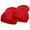 Red, variant on Top Headwear Men's Women's Solid Beanies - 2 Pack Winter Cap Knit Beanie Red