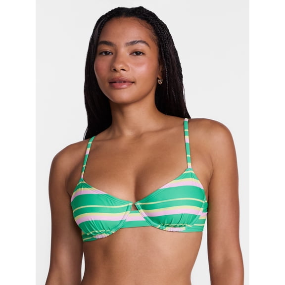 No Boundaries Underwire Bikini Top, Women’s XXS-XXL