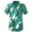 Green, variant on Mens Hawaiian Shirts Casual Button Down Shirts 100% Cotton Short Sleeve Tropical Shirts