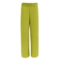 thumbnail image 5 of EDFBUYKRS Female Women Pants Casual Pants for Women Petite Women Wide Leg Pants High Waisted Palazzo Pants Work Long Trousers with Pockets S, 5 of 5