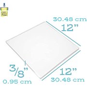 Gel Press Monoprinting Print Plate - 12” X 12” Gel Plate - Printmaking Supplies - Reusable Gel Printing Plate for Press Art for Card Making, Scrapbooking, Journaling, Arts and Crafts, Home Decor