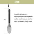 thumbnail image 3 of Uxcell Kitchen Tongs Silicone Grip Stainless Steel Cooking Tongs Black 9", 3 of 7