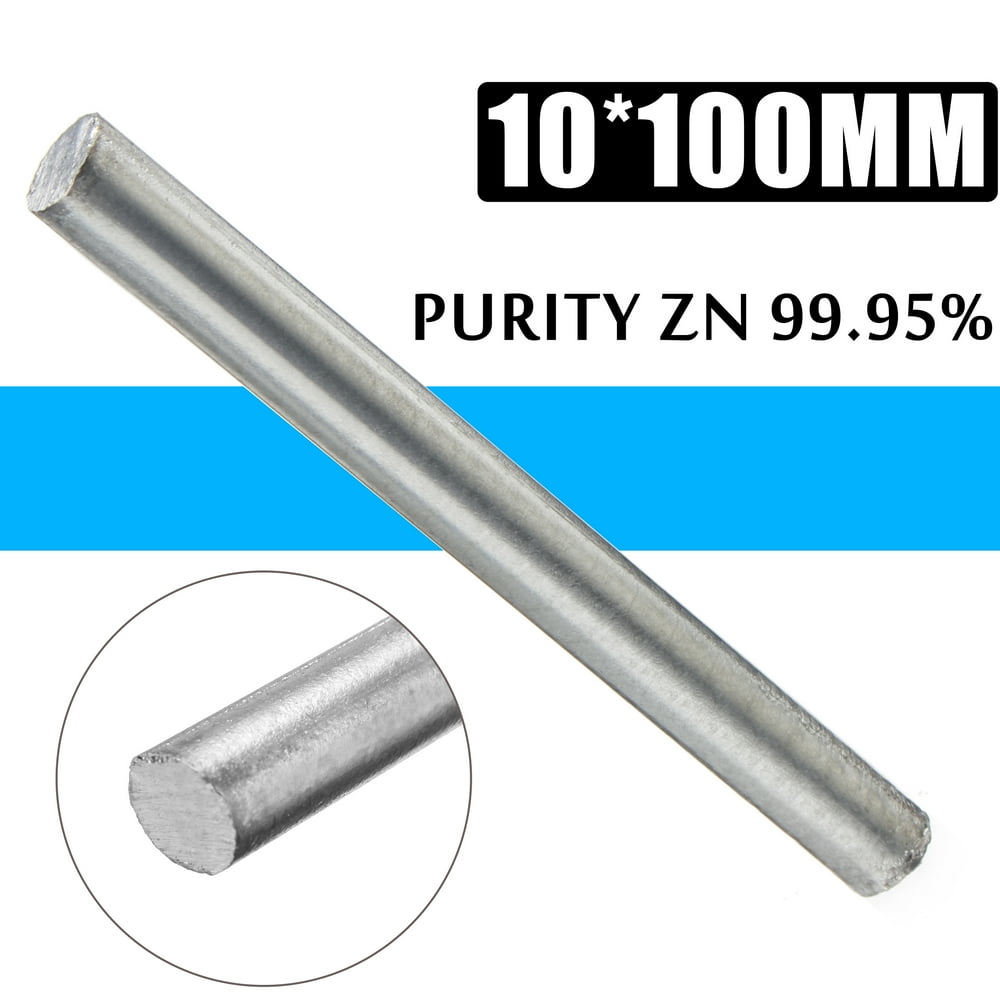 High Purity Zn 99.95 Zinc Rods Anode Electroplating Solid Round Bar 0.