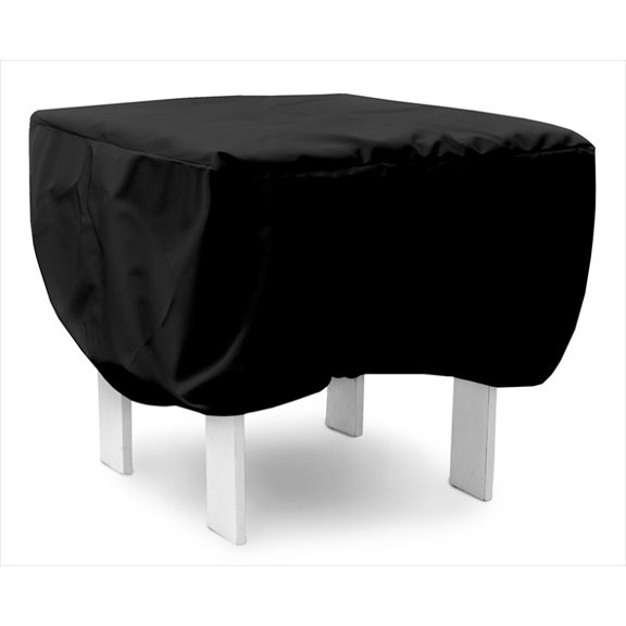 KoverRoos 78102 Weathermax Adirondack Footrest Cover, Black - 21.5 W x 23.5 D x 14 H in.