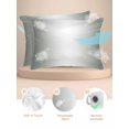thumbnail image 2 of Grey Green Orange Ombre Pillow Cases Queen Size Set of 2, Smooth Satin Pillowcase for Hair and Skin, Modern Gradient Abstract Art Decorative Cooling Bed Pillow Covers with Zipper, 20x30 Inches, 2 of 5