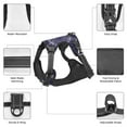 thumbnail image 6 of Purple Spider Web Pattern Dog Harness, Pet Dog Out to Prevent Break Free Leash, Adjustable, Easy to Wear, Small, 6 of 9