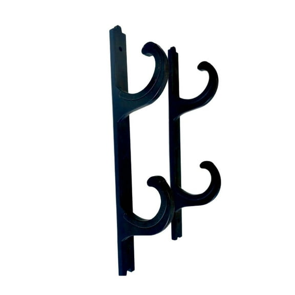 2 Rod Fishing Rod Holder Wall Ceiling Storage Rack Horizontal Rod Stand for Garage, Cabin, Basement Fishing Accessory