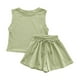 thumbnail image 1 of Odeerbi 1-8 Años Niños Niñas Conjuntos de Verano Camisetas de Tirantes Pantalones Cortos Conjunto de Dos Piezas Suave Conjunto de Dos Piezas Shorts Suaves, 1 of 4