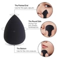 thumbnail image 2 of 5 Pcs Makeup Sponge Set, With makeup sponge holder, Vegan Makeup Sponge, Makeup Sponges for Cream, Liquid Foundation and Powder Application, Cruelty Free, Latex Free, Perfect For Travel.(Black), 2 of 5