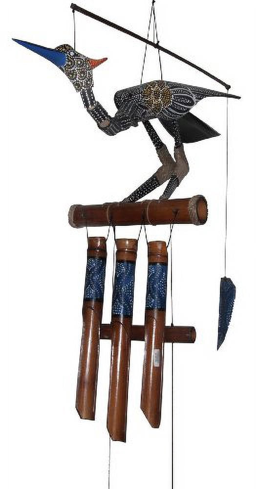 Cohasset Gifts & Garden Aurora Bobbing Head Bamboo Wind Chime