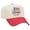 Natural/Red, variant on Patriot Pride Embroidered Otto Hat 5 Panel Mid Profile – America's 250 Years of Freedom 1776–2026 Design - Natural/Royal