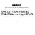 thumbnail image 2 of Transit Auto Front Wheel Bearing Suspension Upper Lower Ball Joint and Sway Bar Stabilizer Link Kit for Car Acura Integra - Left Right Side (Driver Passenger) K7T-108539, 2 of 10