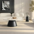 thumbnail image 3 of Posh Living Talen16"H Marble Coffee Table in Black/White Marble, 3 of 6